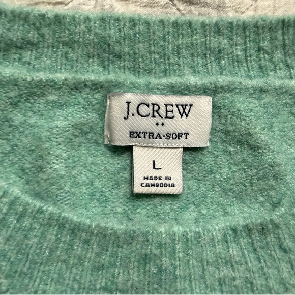 J. Crew Sweaters - J. Crew Extra-Soft Crew Neck Sweater in Mint
